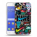 Дизайнерский пластиковый чехол для Samsung Galaxy J7 найк nike черный