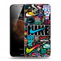 Дизайнерский пластиковый чехол для Huawei G8 найк nike черный