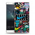 Дизайнерский пластиковый чехол для Huawei Mate S найк nike черный