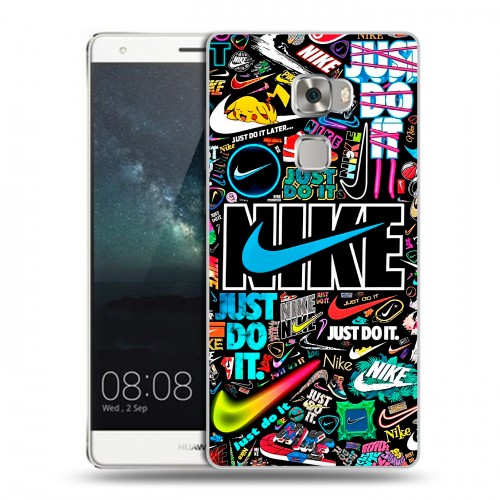 Дизайнерский пластиковый чехол для Huawei Mate S найк nike черный