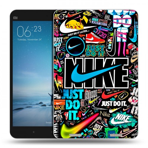 Дизайнерский силиконовый чехол для Xiaomi Mi Pad 2 найк nike черный