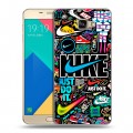 Дизайнерский силиконовый чехол для Samsung Galaxy A9 найк nike черный