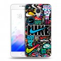 Дизайнерский пластиковый чехол для Meizu M3E найк nike черный