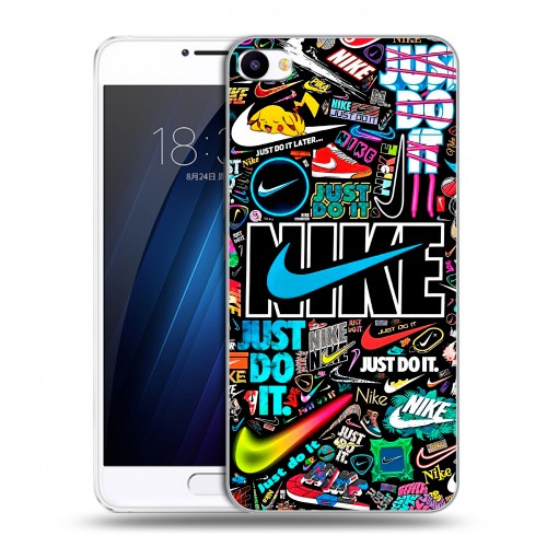 Дизайнерский пластиковый чехол для Meizu U20 найк nike черный