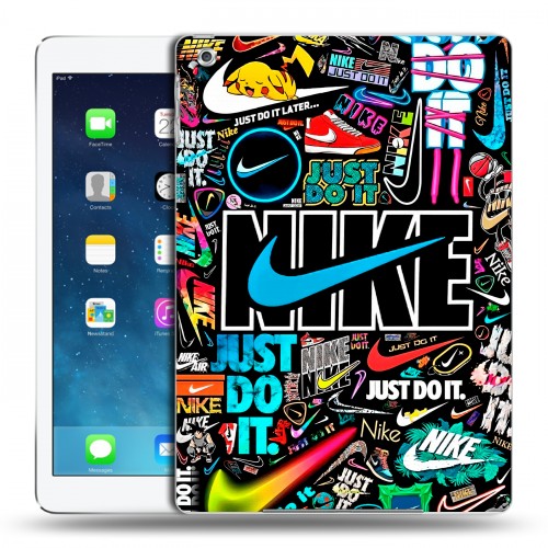 Дизайнерский силиконовый чехол для Ipad (2017) найк nike черный