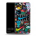 Дизайнерский пластиковый чехол для Huawei Mate 10 найк nike черный
