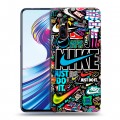 Дизайнерский пластиковый чехол для Vivo V15 Pro найк nike черный
