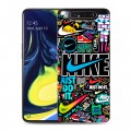 Дизайнерский пластиковый чехол для Samsung Galaxy A80 найк nike черный