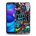 Дизайнерский пластиковый чехол для Xiaomi Mi Play найк nike черный