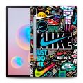 Дизайнерский силиконовый чехол для Samsung Galaxy Tab S6 найк nike черный