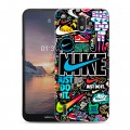 Дизайнерский силиконовый чехол для Nokia 1.3 найк nike черный