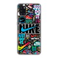 Дизайнерский силиконовый чехол для Samsung Galaxy A31 найк nike черный