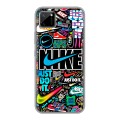 Дизайнерский силиконовый чехол для Realme C11 найк nike черный