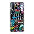 Дизайнерский силиконовый чехол для Vivo Y20 найк nike черный