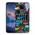 Дизайнерский силиконовый чехол для Nokia 5.4 найк nike черный