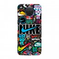Дизайнерский силиконовый с усиленными углами чехол для Nokia G20 найк nike черный