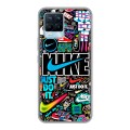 Дизайнерский силиконовый чехол для Realme 8 найк nike черный