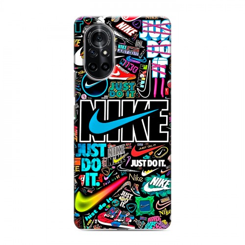 Дизайнерский силиконовый чехол для Huawei Nova 8 найк nike черный
