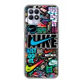 Дизайнерский силиконовый чехол для Realme 8i найк nike черный