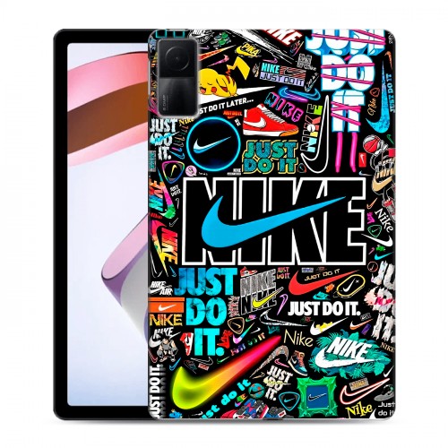 Дизайнерский силиконовый чехол для Xiaomi RedMi Pad найк nike черный