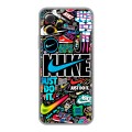 Дизайнерский силиконовый с усиленными углами чехол для Huawei Nova Y61 найк nike черный