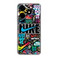 Дизайнерский силиконовый с усиленными углами чехол для Tecno Spark 10 найк nike черный