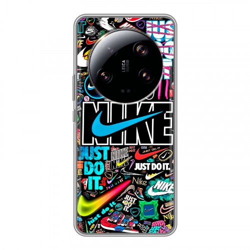 Дизайнерский силиконовый чехол для Xiaomi 13 Ultra найк nike черный