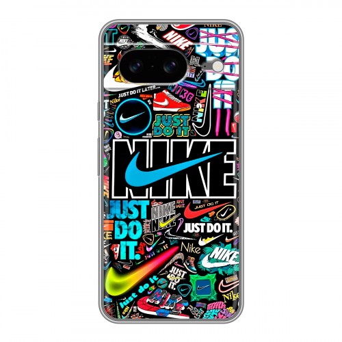 Дизайнерский силиконовый чехол для Google Pixel 8 найк nike черный