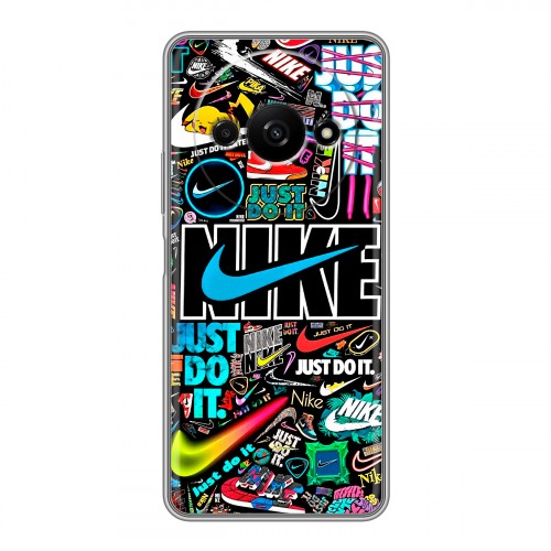 Дизайнерский силиконовый чехол для Xiaomi RedMi A3 найк nike черный