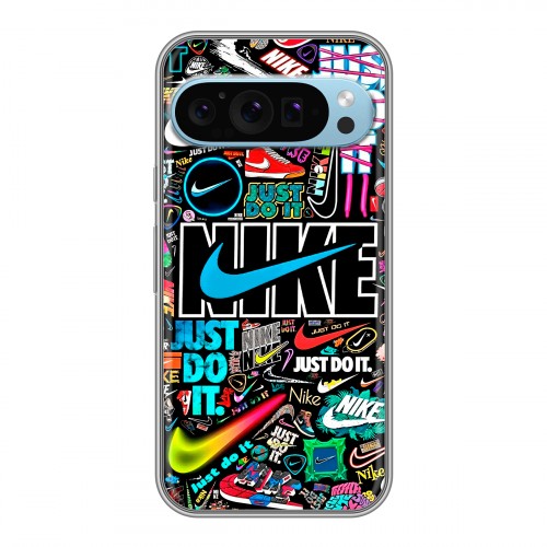 Дизайнерский силиконовый чехол для Google Pixel 9 найк nike черный