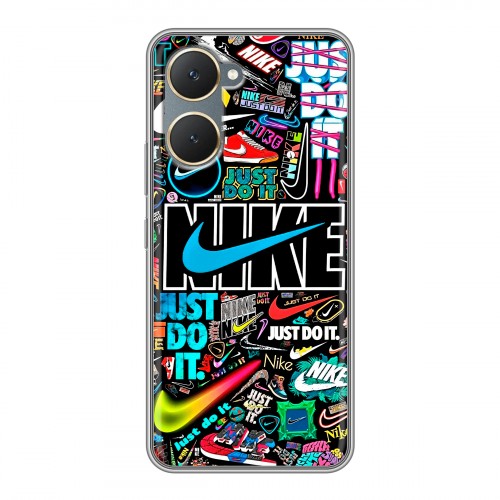 Дизайнерский силиконовый чехол для Vivo Y03 найк nike черный