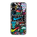 Дизайнерский силиконовый чехол для Iphone 16 найк nike черный