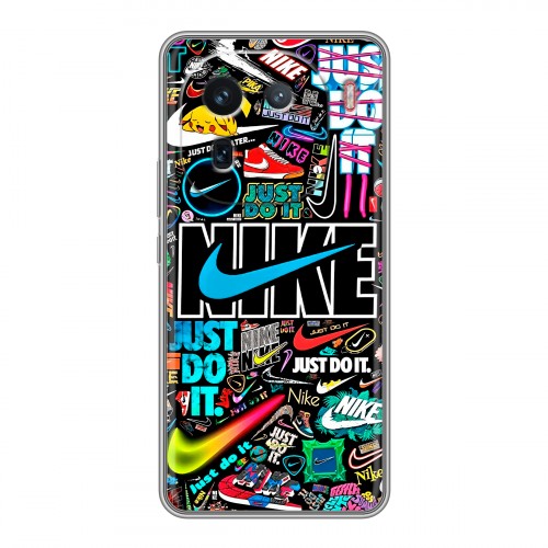 Дизайнерский силиконовый чехол для IQOO 12 найк nike черный