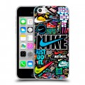 Дизайнерский пластиковый чехол для Iphone 5c найк nike черный