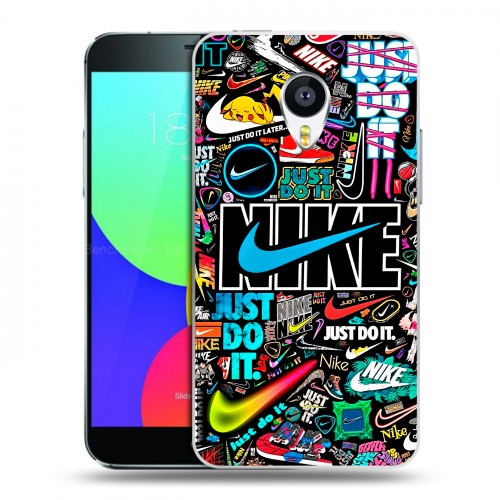Дизайнерский пластиковый чехол для Meizu MX4 найк nike черный