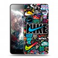 Дизайнерский силиконовый чехол для Lenovo S580 Ideaphone найк nike черный