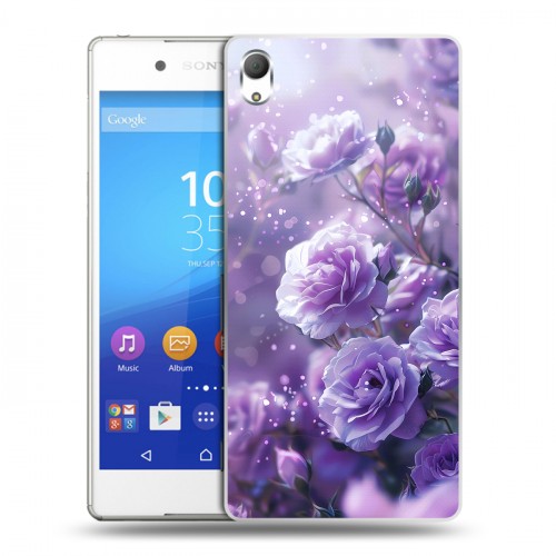 Дизайнерский пластиковый чехол для Sony Xperia Z3+ Розы цветы