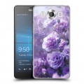 Дизайнерский пластиковый чехол для Microsoft Lumia 950 Розы цветы