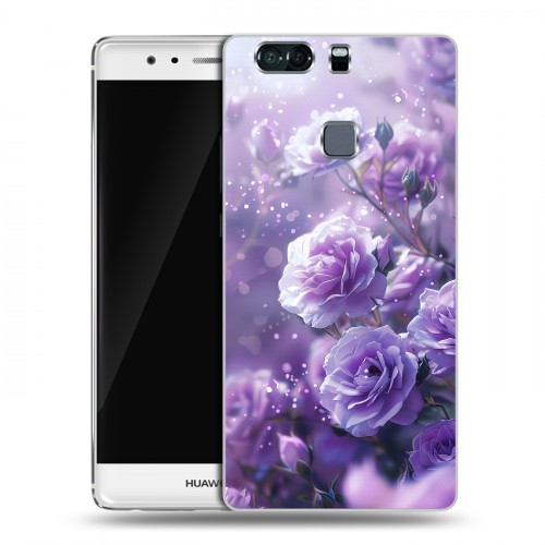 Дизайнерский пластиковый чехол для Huawei P9 Plus Розы цветы