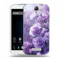 Дизайнерский силиконовый чехол для Doogee X6 Розы цветы