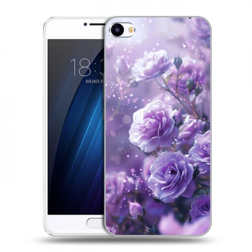 Дизайнерский пластиковый чехол для Meizu U20 Розы цветы