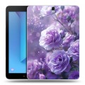Дизайнерский силиконовый чехол для Samsung Galaxy Tab S3 Розы цветы