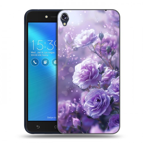 Дизайнерский силиконовый чехол для Asus ZenFone Live Розы цветы