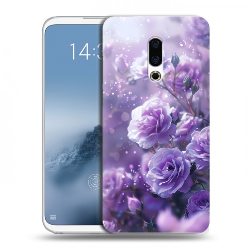 Дизайнерский пластиковый чехол для Meizu 16th Plus Розы цветы
