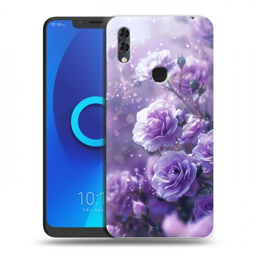 Дизайнерский силиконовый чехол для Alcatel 5V Розы цветы