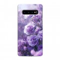 Дизайнерский силиконовый с усиленными углами чехол для Samsung Galaxy S10 Розы цветы