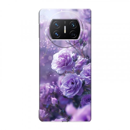 Дизайнерский пластиковый чехол для Huawei Mate X3 Розы цветы