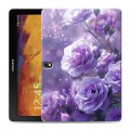 Дизайнерский силиконовый чехол для Samsung Galaxy Note 10.1 2014 editon Розы цветы