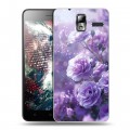 Дизайнерский силиконовый чехол для Lenovo S580 Ideaphone Розы цветы