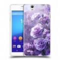 Дизайнерский пластиковый чехол для Sony Xperia C4 Розы цветы